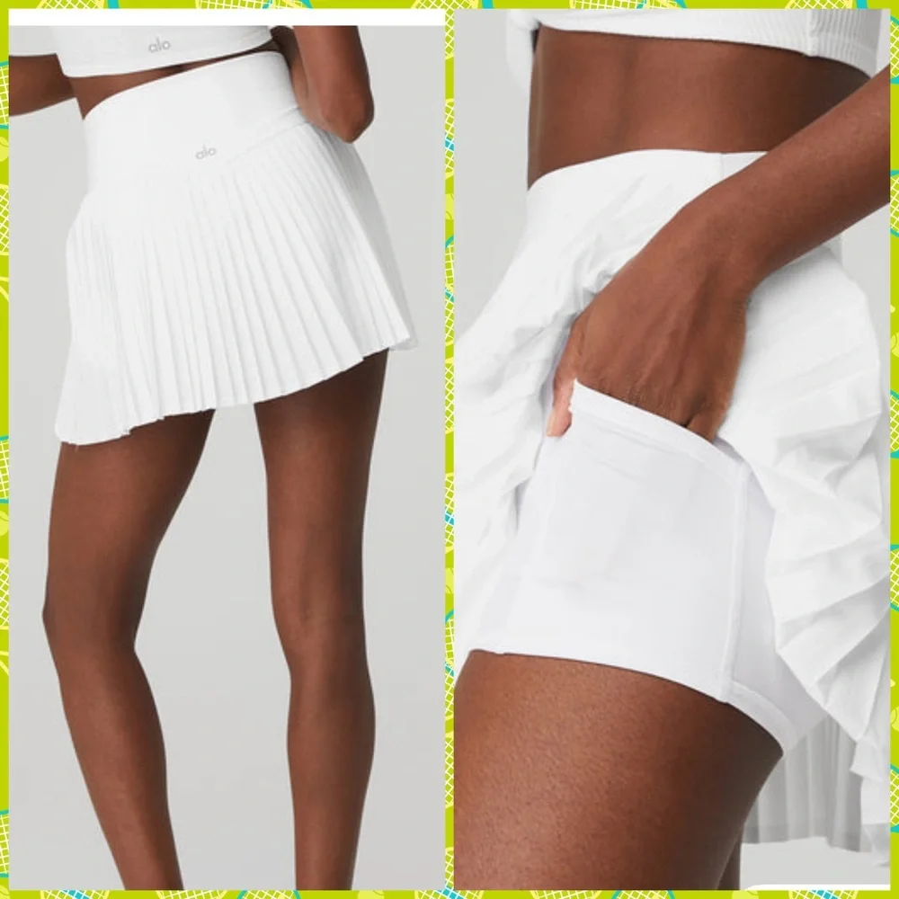 ALO YOGA GRAND SLAM TENNIS SKIRT XS NWT 🎾 - Picture 2 of 7